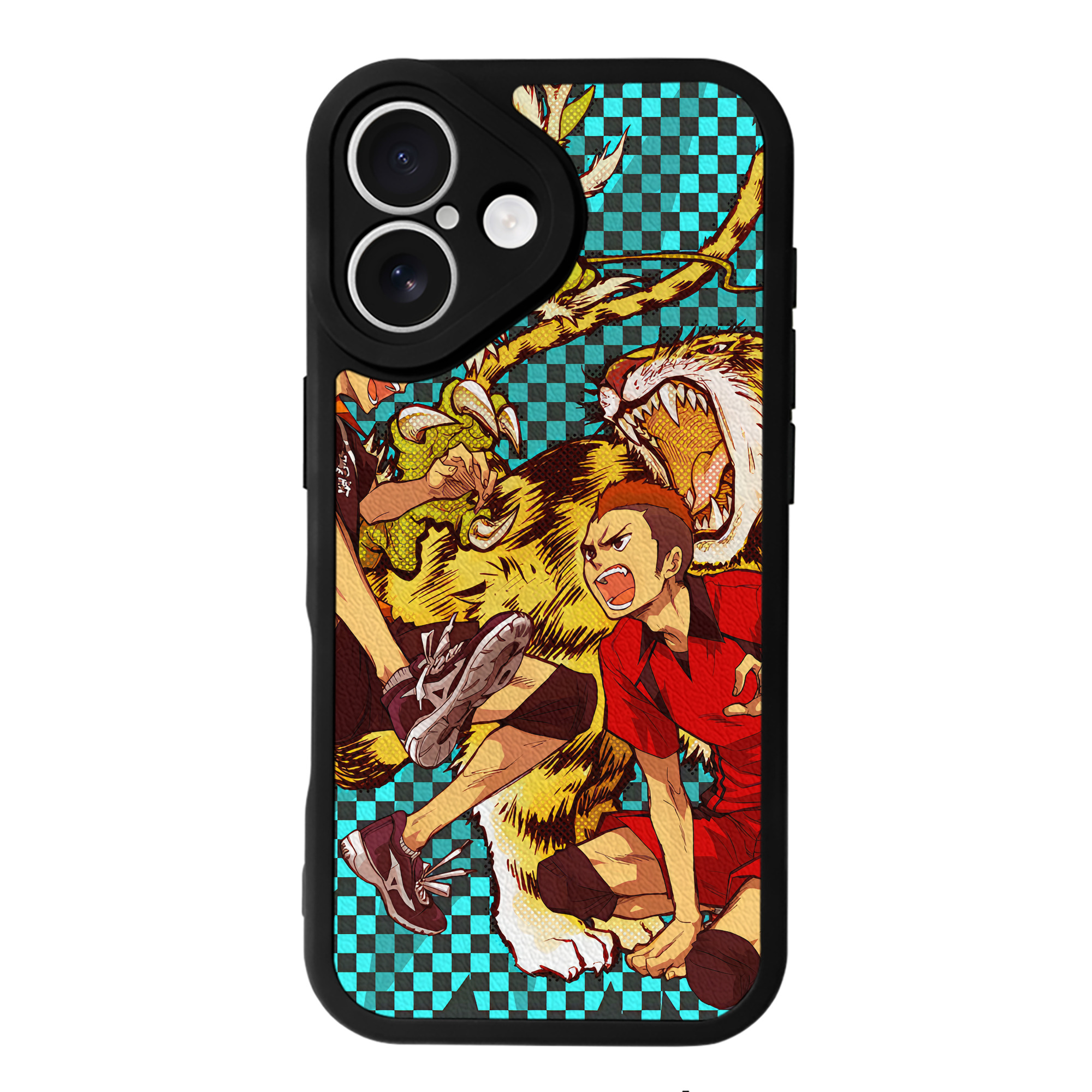 （画像用） ハイキュー!! Haikyu!! 【iPhone 16シリーズ対応】シリコンスマホケース（レザー調） 材質：シリコン